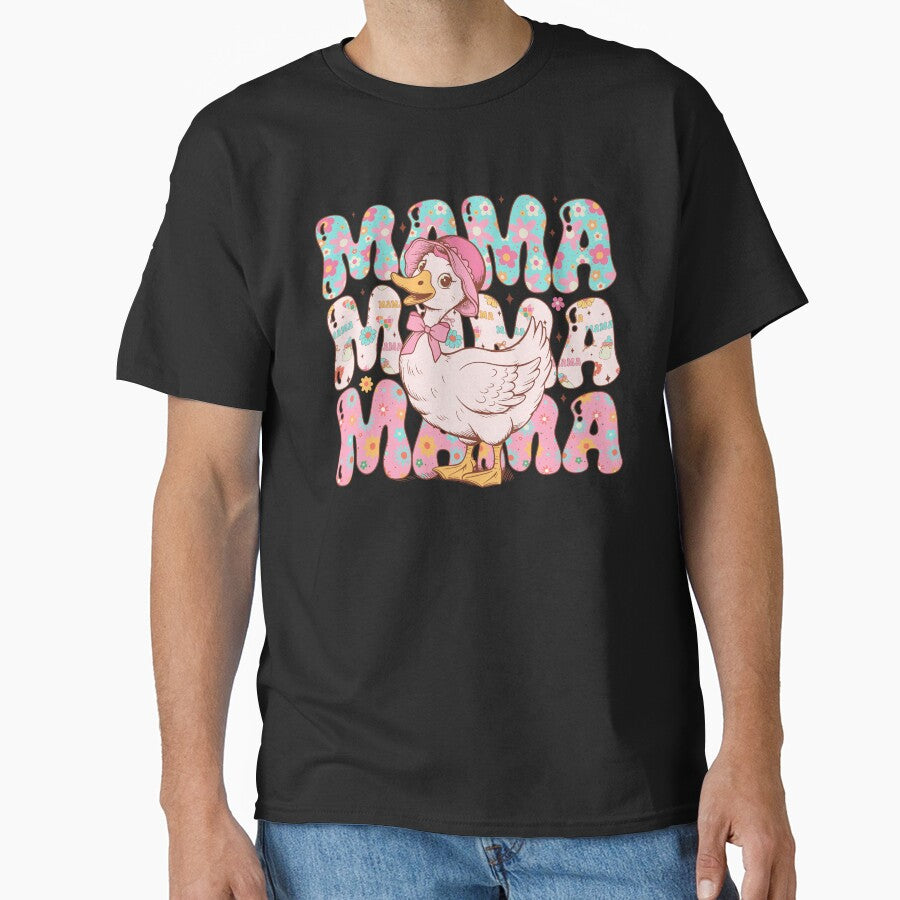 Floral Mama Goose Mothers Day by TalalosART