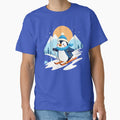 Happy Skiing Penguin - Winter Fun by NaurinDin