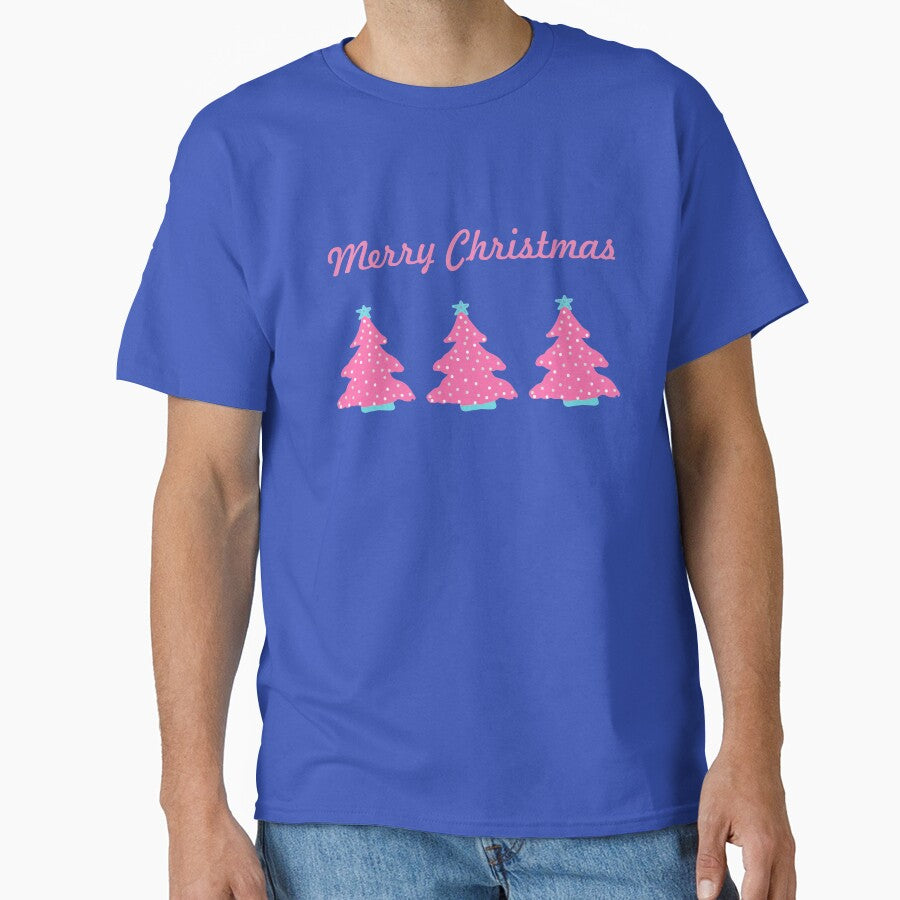 Merry Christmas Trees in Pink by DanielleGensler