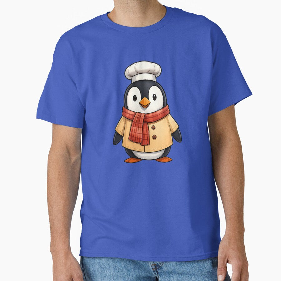 Penguin Winter Chef. by Zofia Sosnecka