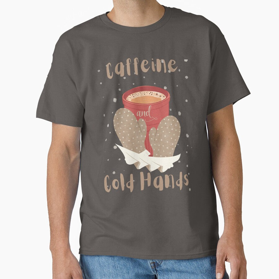 Caffeine & Cold Hands – Cozy Winter Coffee Lover Hoodie & Mug by SZ