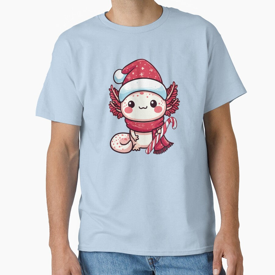 Christmas Axolotl - Kawaii Santa Axolotl by JessArty ⭐⭐⭐⭐⭐