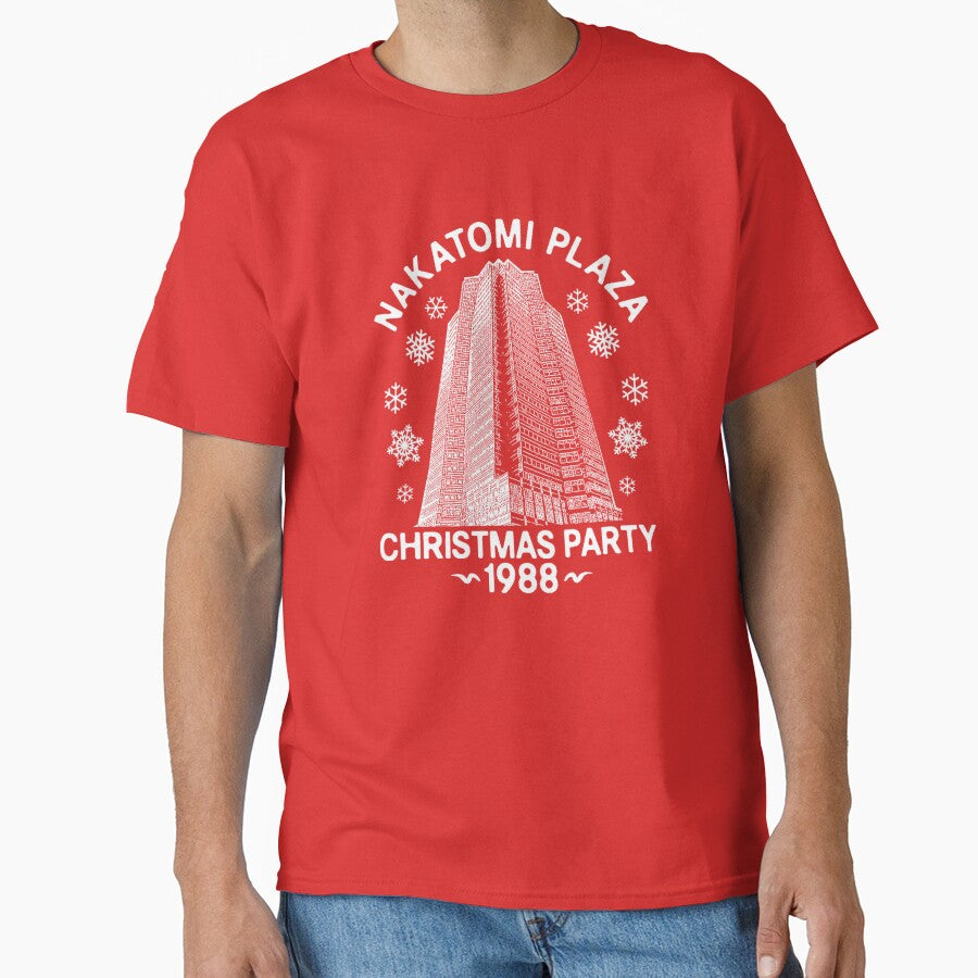 HOT SELLER!!! Christmas 1988 Nakatomi Plaza Christmas Party - Die Hard by VintageTeesNow