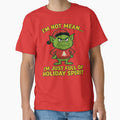 Funny Grumpy Green Goblin Funny Holiday Spirit Christmas Design by JollyDoodle Studio