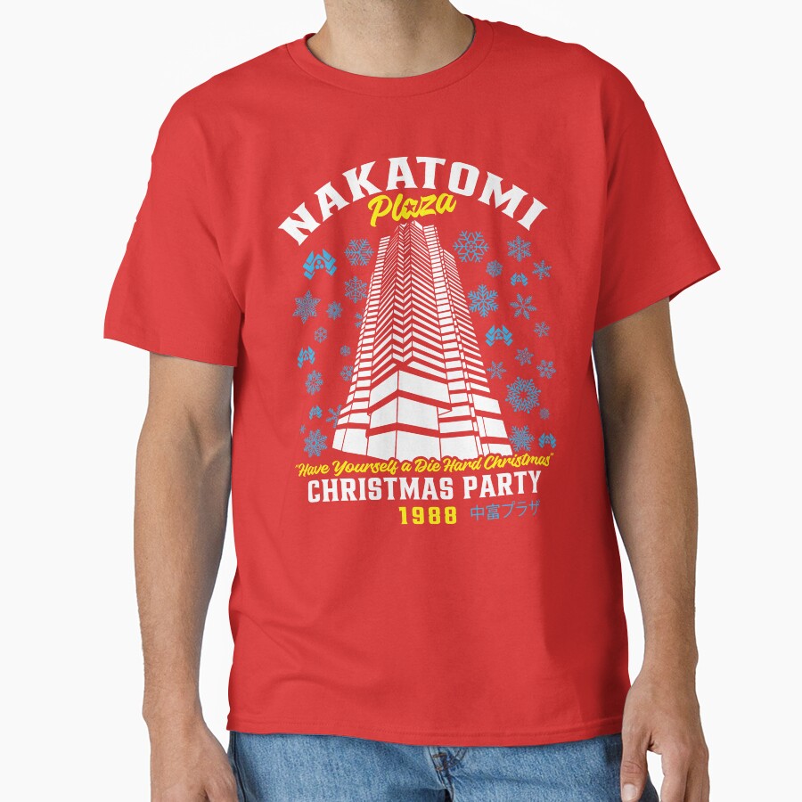 Christmas Nakatomi Building Die Hard by Alema Art