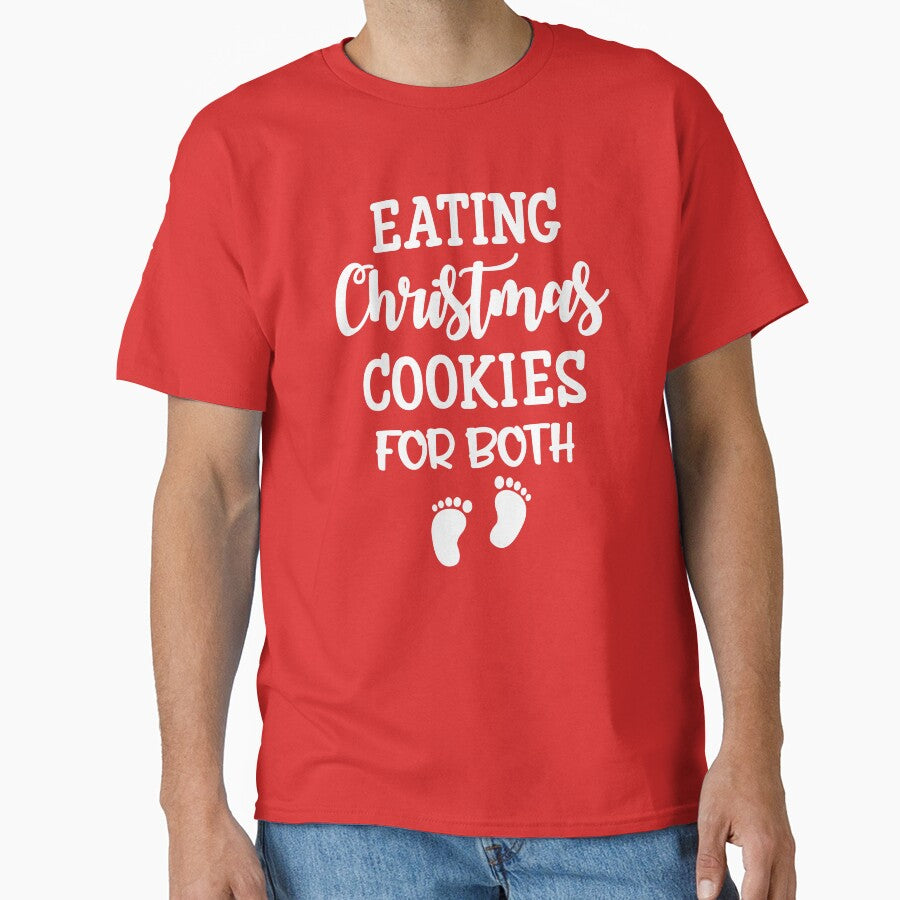 Christmas Cookies White Text With Children Footprint Premium by Design-Maniya
