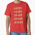 Gingerbread Cookie Garland (Red Variant) by SketchbookJess