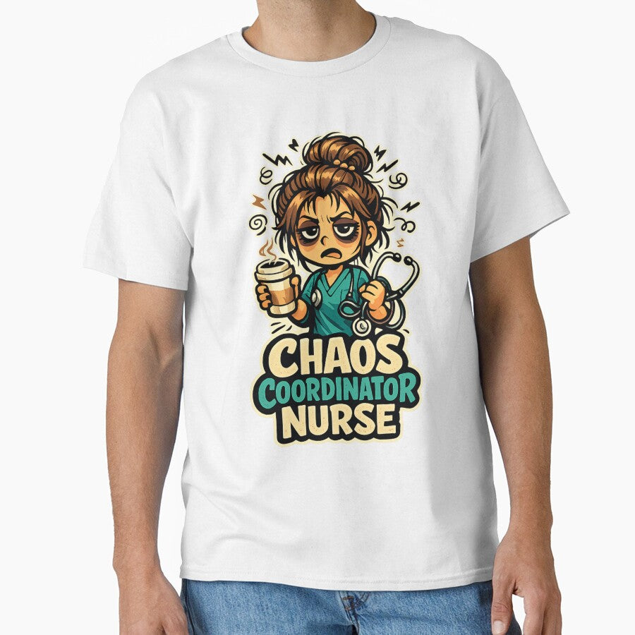 Chaos Coordinator Nurse Funny Tired Nurse Coffee – Nurse Week RN Gift by SaNaCreation13
