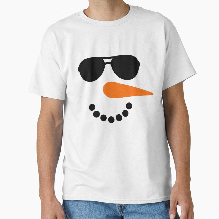 Snowman Christmas Shirts For Men Women Snowman Girls Boys T-Shirt by WhySoSerious⭐⭐⭐⭐⭐