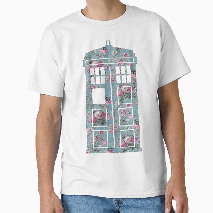 Floral Police Box by fashionsforfans Unisex