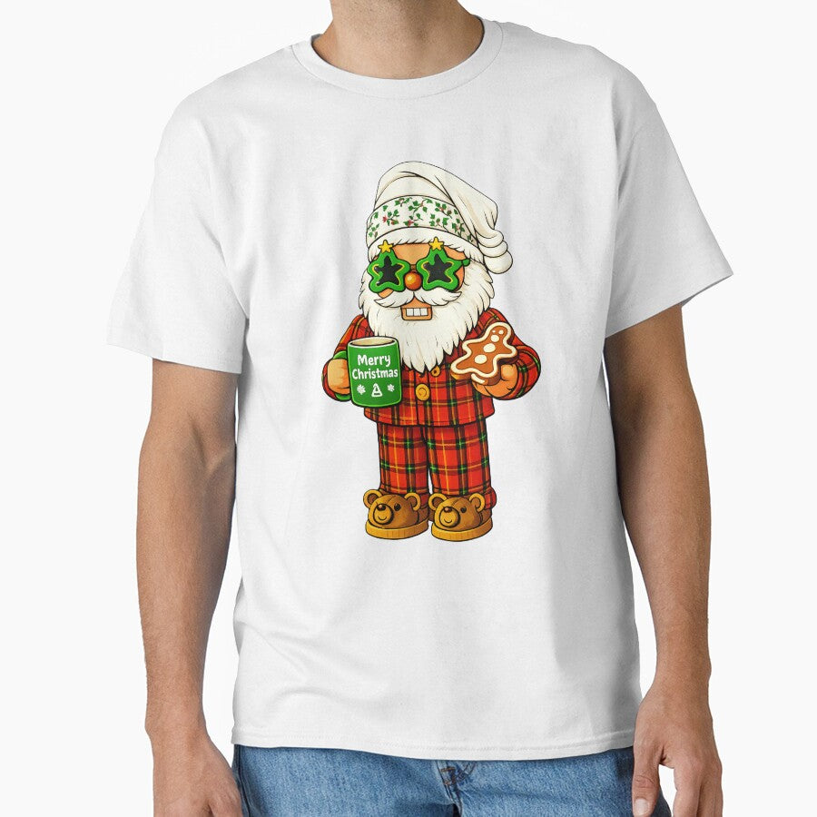 Santa Nutcracker in Pajamas with Cocoa by DGS Creative Designs