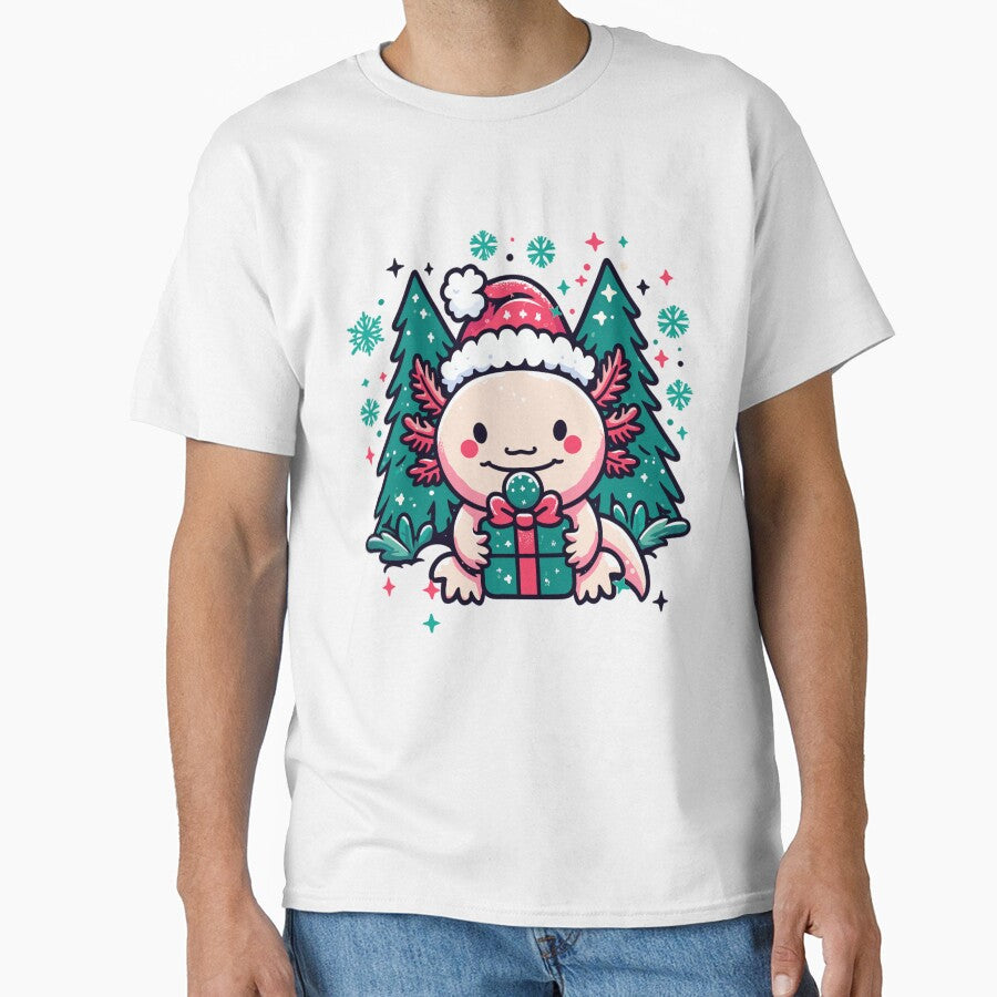 Axolotl Christmas - Kawaii Axolotl Christmas by JessArty ⭐⭐⭐⭐⭐