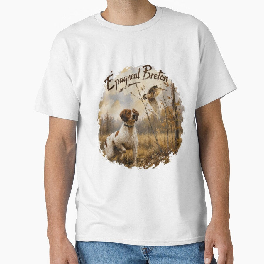 Brittany Spaniel – Woodcock Hunting Season Wildlife Art by TammyHunterArt