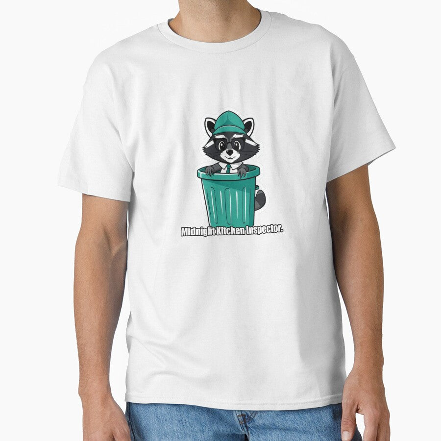 Raccoon - Midnight Kitchen Inspector - Funny Raccoon Gift by pawdrops