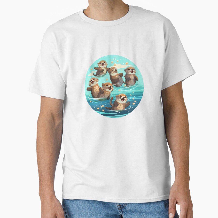 Slippery & Sweet: Unleash Your Inner Otter with Redbubble Gear! by digizonebydas