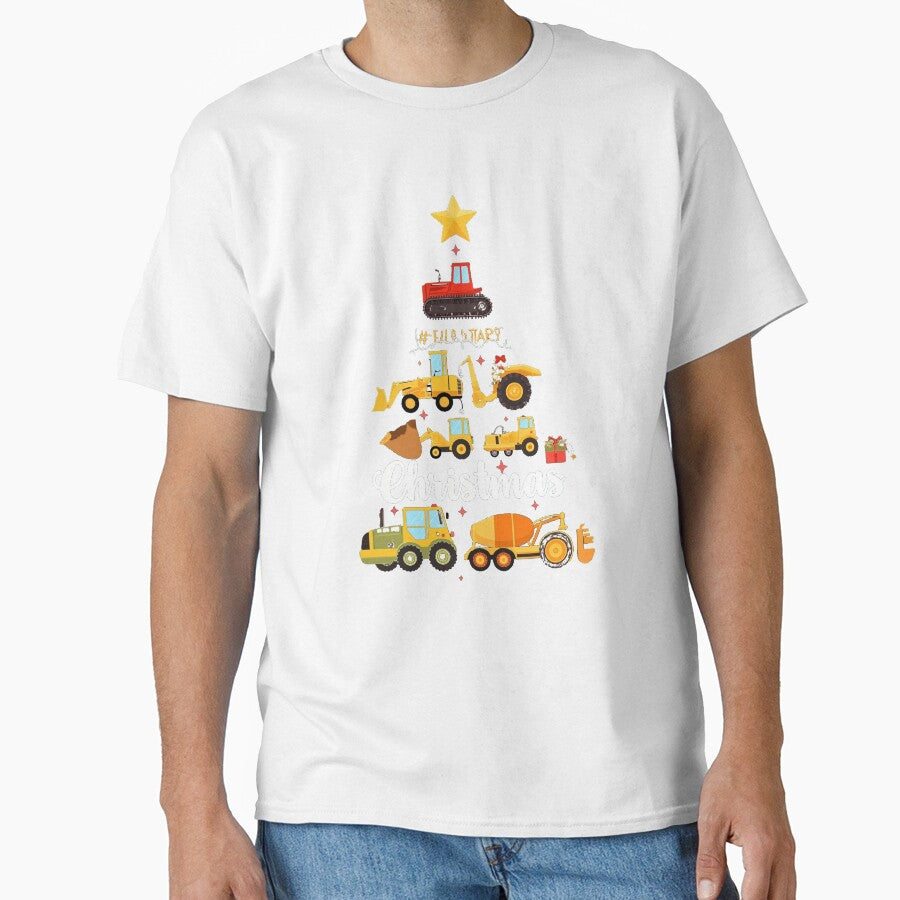 Construction Vehicles Christmas Tree by lht6474