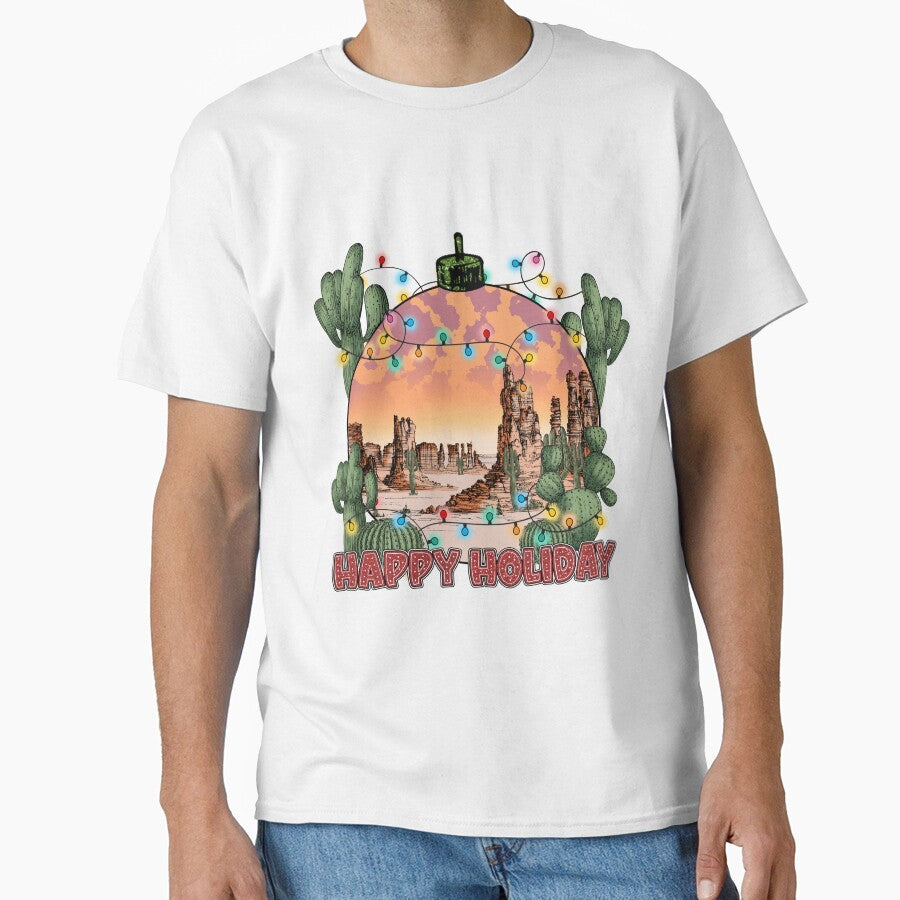 Happy Holiday Desert Western Christmas Design by ElishaKayne