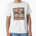 Festive Axolotl in Santa Hat – Cute & Funny Christmas Amphibian Photobooth by RockFireMerch