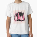 Merry Pink Christmas Trees by cardinalhill