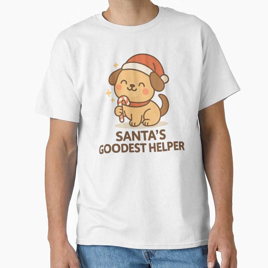 Santa’s Goodest Helper – Cute Christmas Dog Kawaii Design by StyleLap
