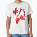 Elegant bows made of red ribbons. Bright satin bows. by Grin Katalina Floral Patterns & Cozy Art