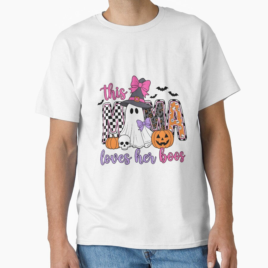 This Mama Loves Her Boos Halloween Ghost by KroghDs