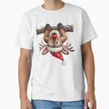 Rudolph Hanging Upside Down by jkrphoto