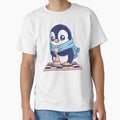 Cute Penguin Playing Chess Cozy Winter Kawaii Design by ArdjaN_PL