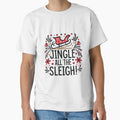 Jingle All the Sleigh: Festive Vibes Tee by Witcrafters
