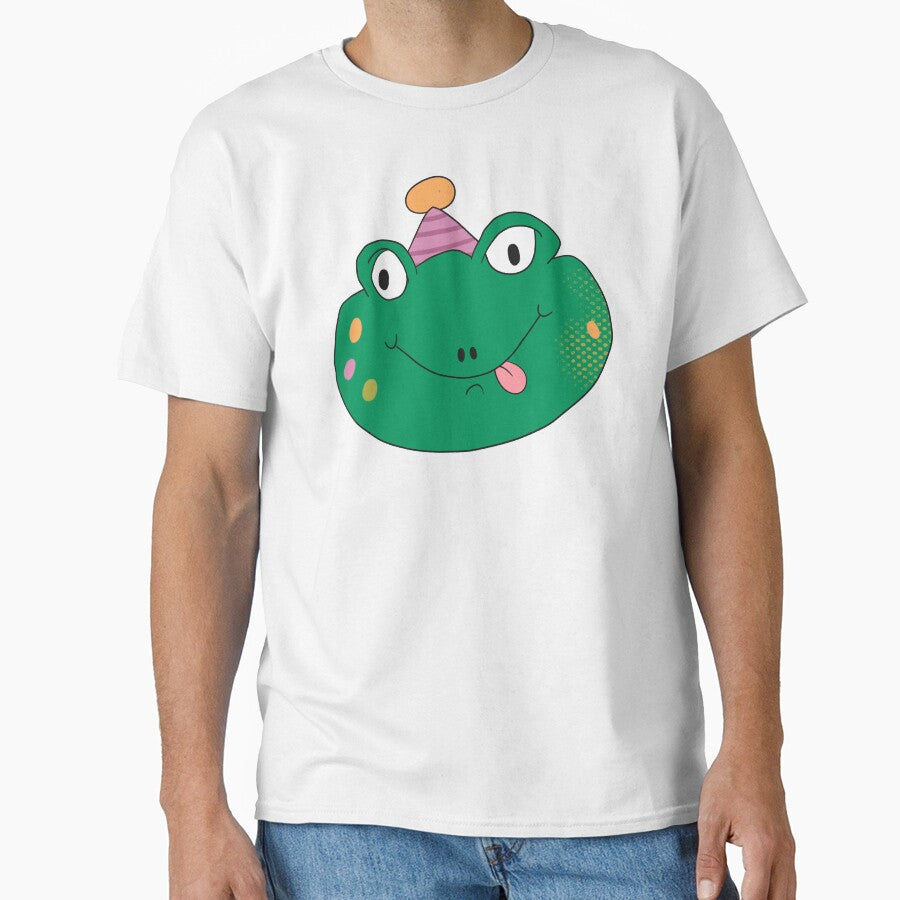 Birthday Party Freddy Frog Head (Purple) by yellowflowerhut
