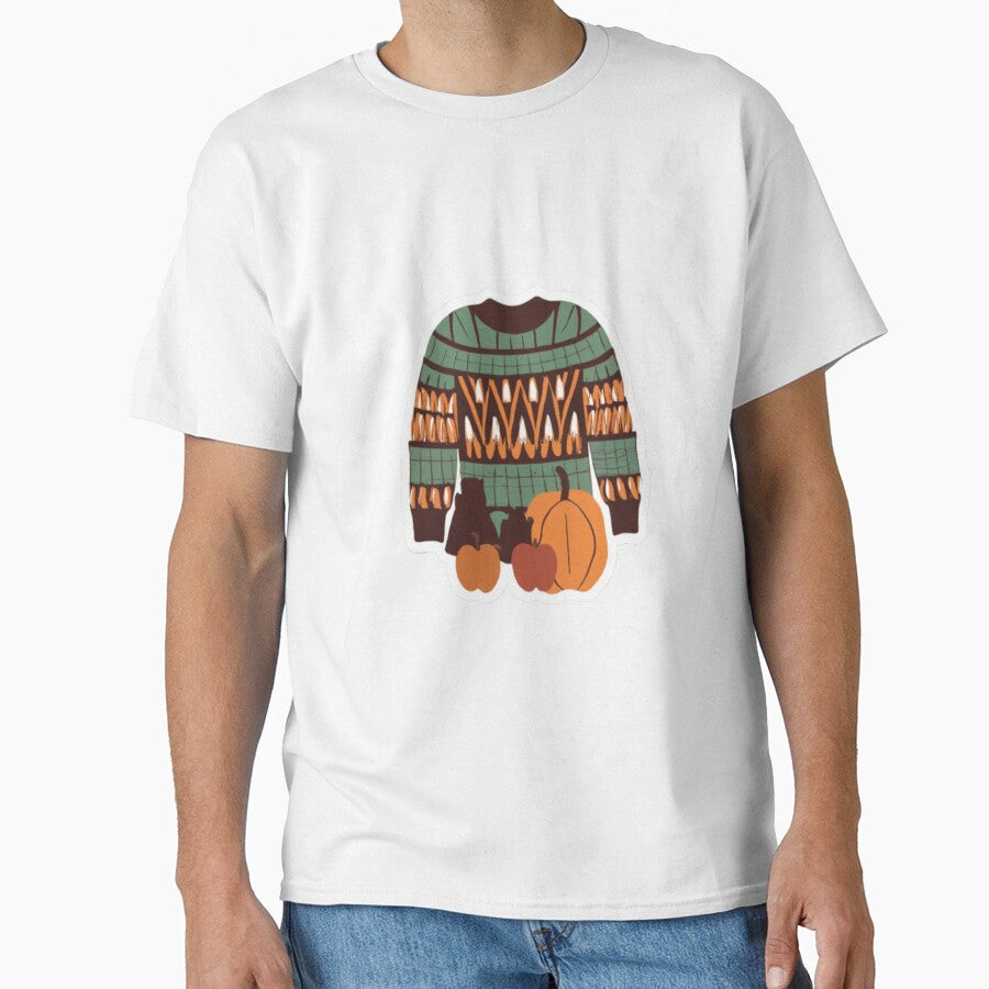 FALL SWEATER AND PUMPKINS AUTUMN SEASON by KENYA  HOGAN