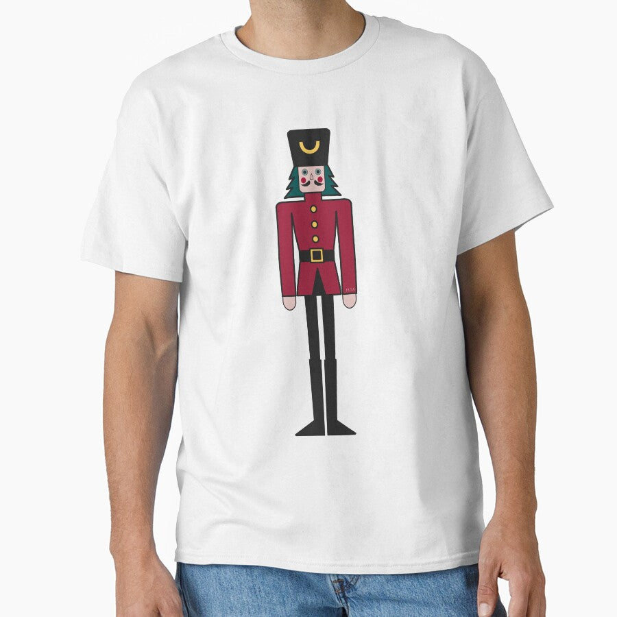 Modern Minimalist Nutcracker Soldier Illustration | Christmas Decor Art | YLDS Holiday Collection by YLDSPARK