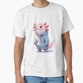 Cozy Axolotl Hoodie Crew by Icareis-Studios