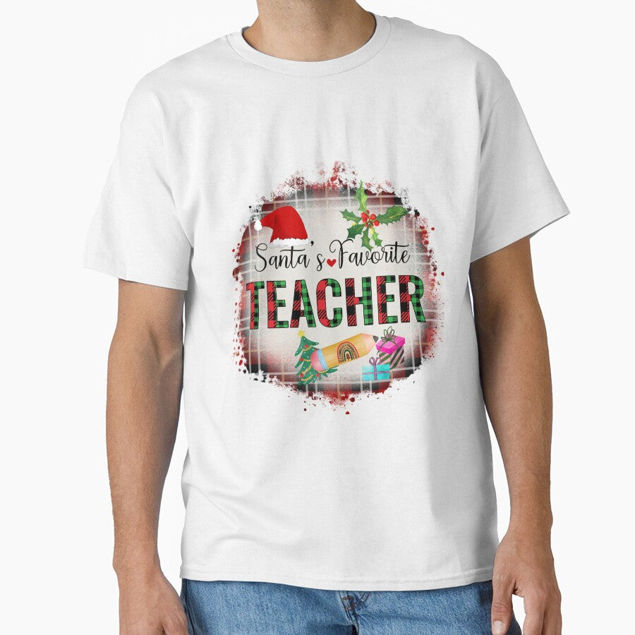 Santa's Favorite Teacher Christmas I Christmas Holiday Teacher by younghopes