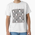 Penguin Floral On Grey by AlysaWithArt
