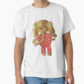 Elephant Girl in Red Red Christmas Pajamas by Svetlana  Horvat