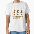 Leopard Noughty gnomes, funny gnome sayings by Createya