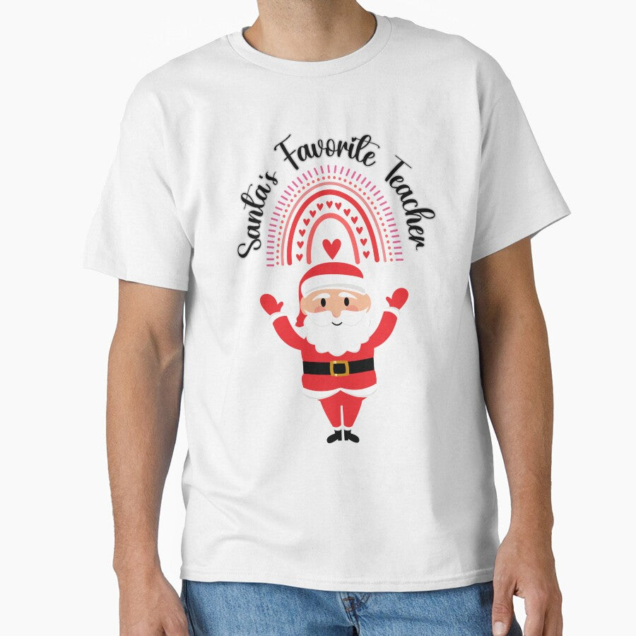 Santa’s Favorite Teacher,Christmas Teacher by BotunPeony