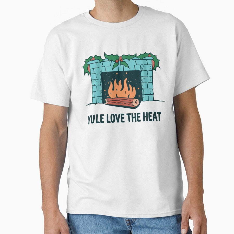 Yule Love The Heat - Yule and Christmas Fireplace 2 by Spiprinto