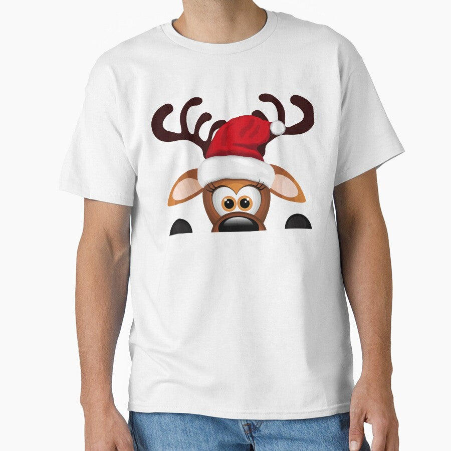 Santa Reindeer Adorable Reindeer Christmas Gift by alexquang