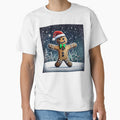 Copy of Christmas and Holiday Gingerbread man - Watercolor & Ink 23 by KBMediaArt