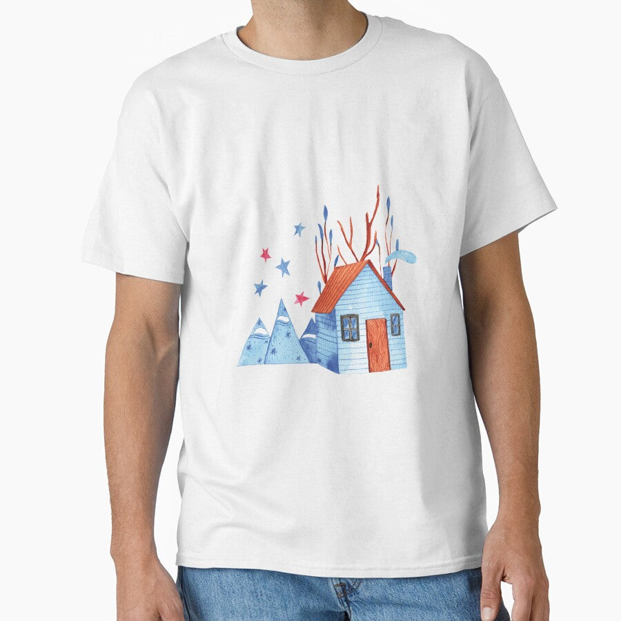 Cute winter cabin by pinkyfish1010