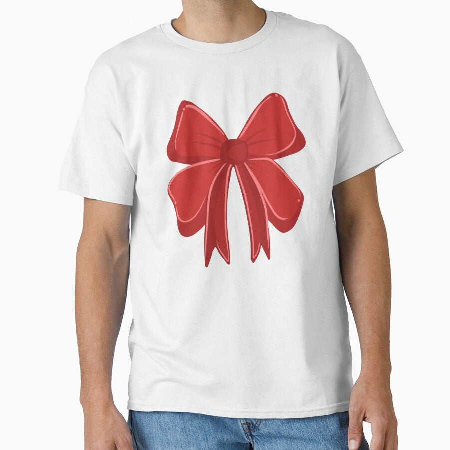 Red Merry Christmas Bow Pattern Gift Wrap Home Decor Christmas Gift by EYE ILLUSTRATE  GRAPHICS