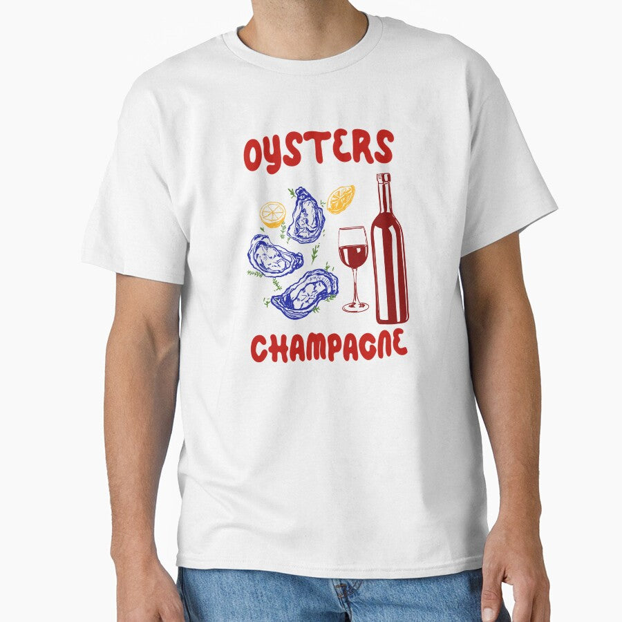 Oysters & Champagne Illustration by MaiZephyr