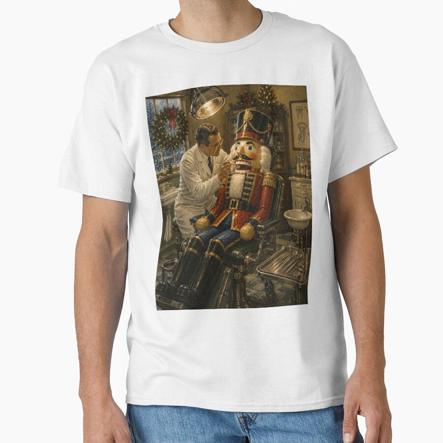 Nutcracker Dentist – Funny Vintage Christmas Art by GSizzle1