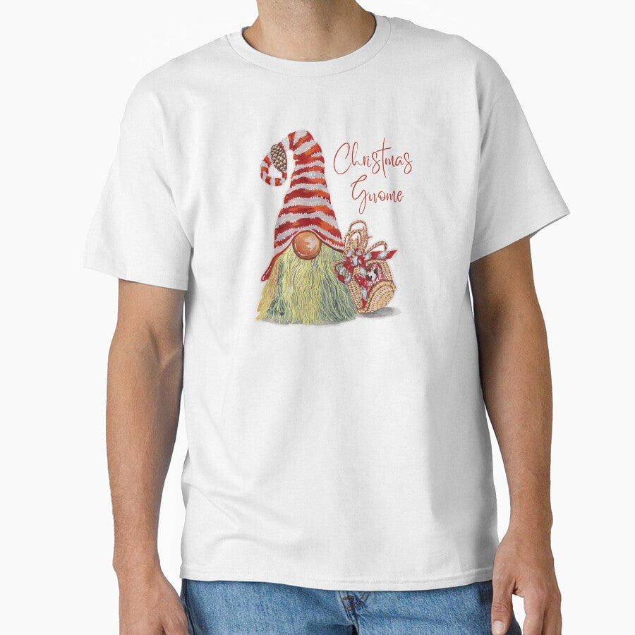 Red Christmas Gnome with Gift by fowons