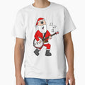 Santa Playing Banjo, Christmas Banjoist Folk Musician by doodlerob