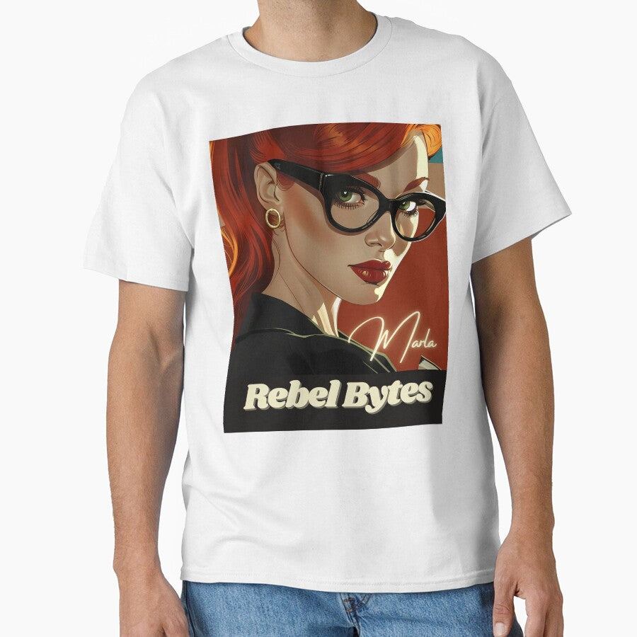 Rebel Bytes Tee - Marla Manifesto by Oojah's Place