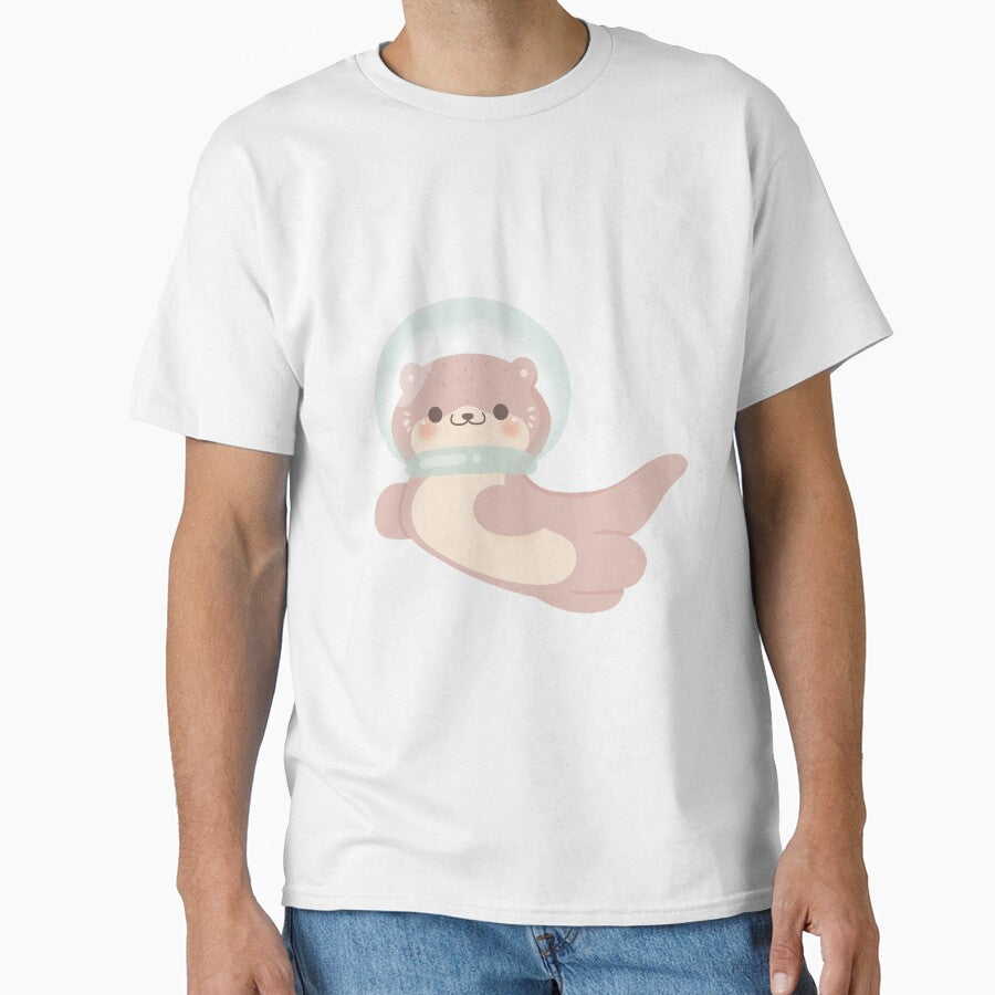 Cute otter swimming and diving by Kawaiinessy