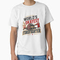 World's Okayest Firefighter Fire Department Humor First Responder Gift by JonesFlora2025